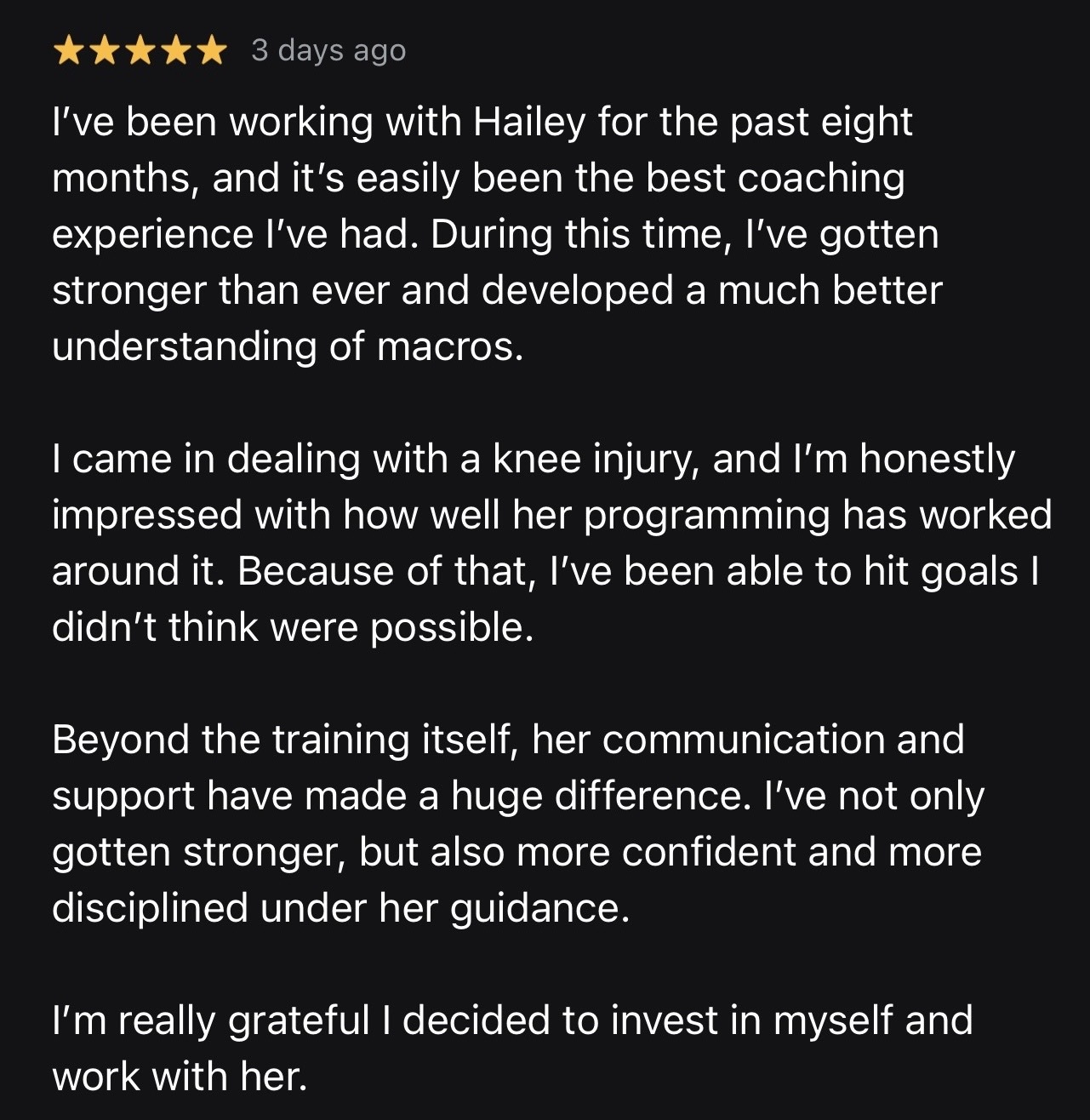 Hailey client result